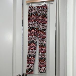 Colorful Winter Leggings